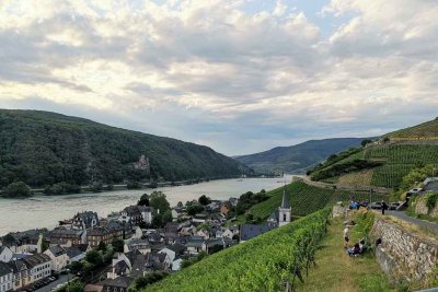 Wanderung am Rhein bei Assmannshausen