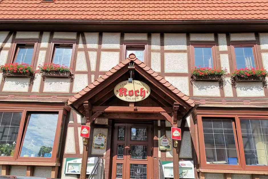 Landgasthaus Koch in Calden serviert Essen in Hessen