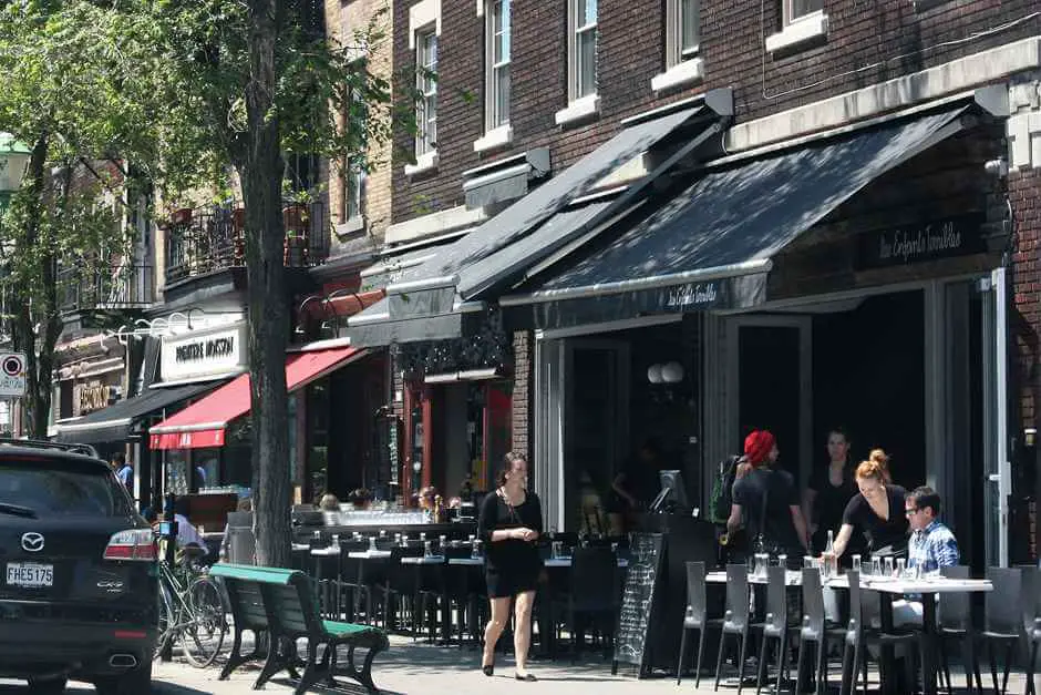 One of the bistros on our Montreal City Tour for Foodies