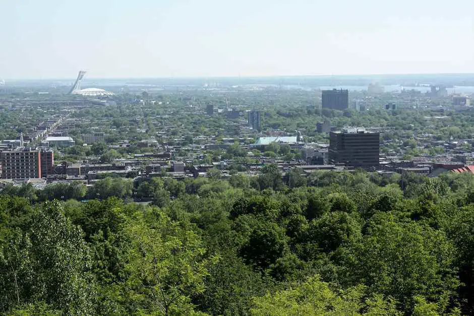 Residential district of Montreal