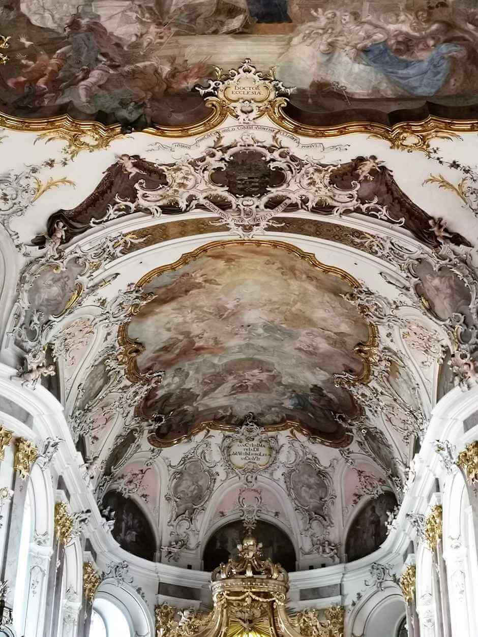 Ceiling painting Augustiner Eremitenkirche One of the top ecclesiastical sights in Mainz