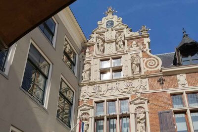 Renaissance building in Deventer - Holland's beautiful cities - Hanseatic cities in Holland