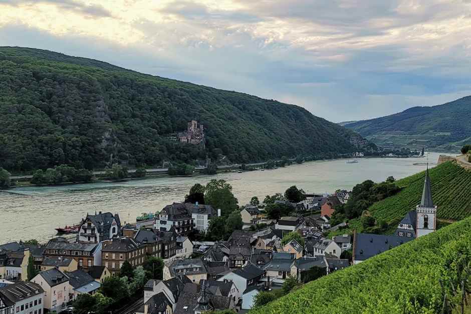 Assmannshausen - schöne Städte am Rhein