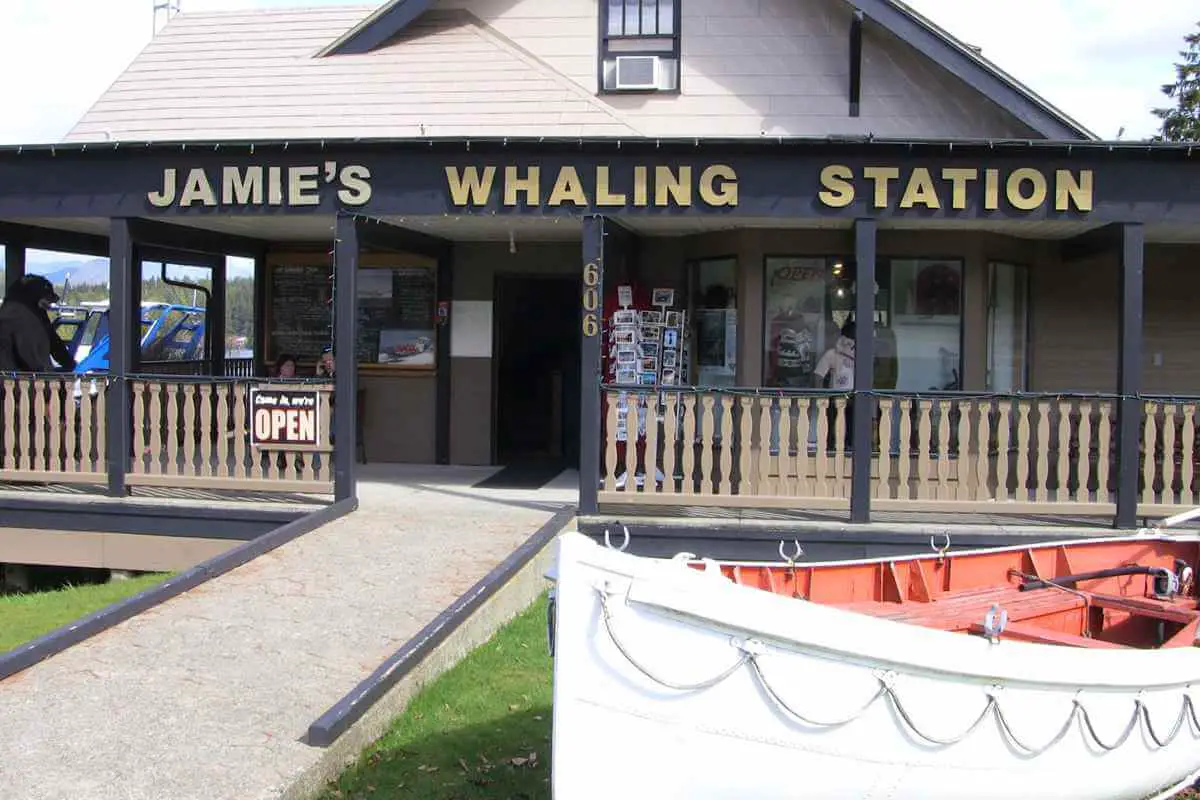 Jamie's Whaling Station at the Pacific Rim Whale Festival