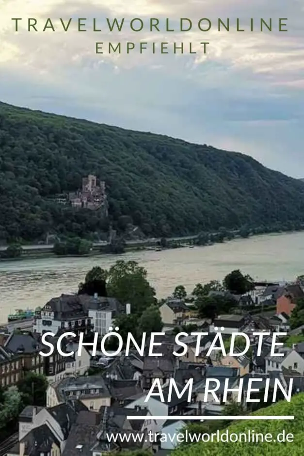 Schöne Städte am Rhein