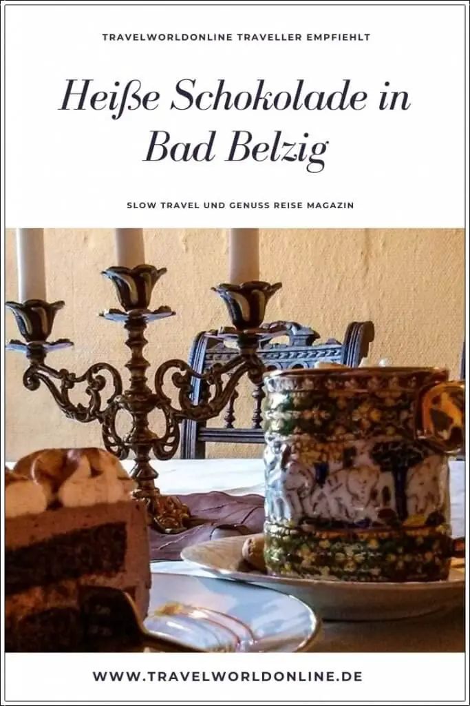Heiße Schokolade im Burg Café Bad Belzig