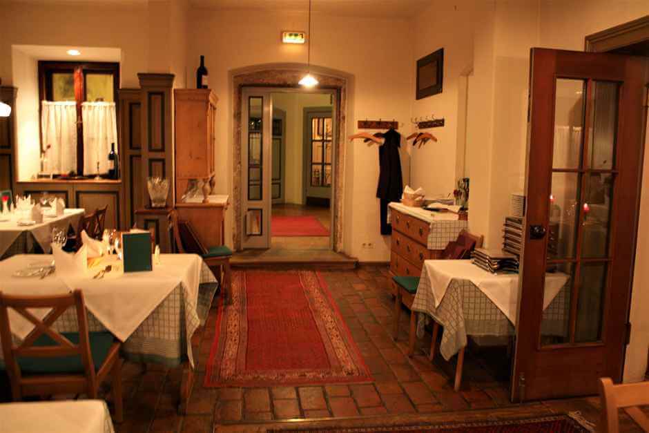 Eating well in Salzburg at the Salzburg restaurant Schloss Aigen