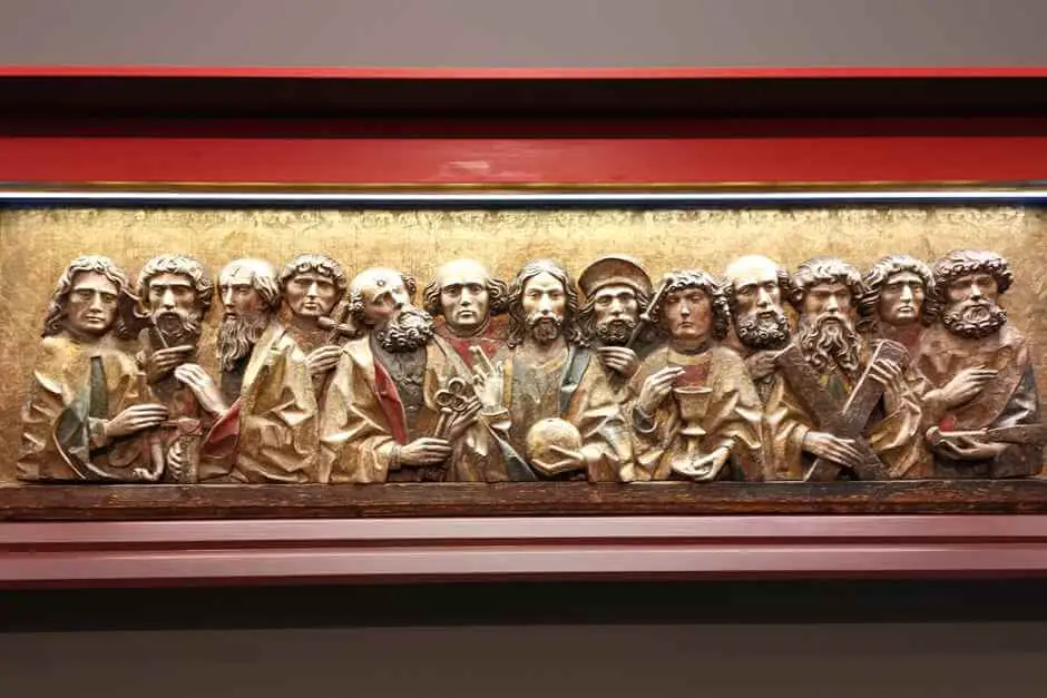 Communion scene in the Gothic Museum in Admont Abbey