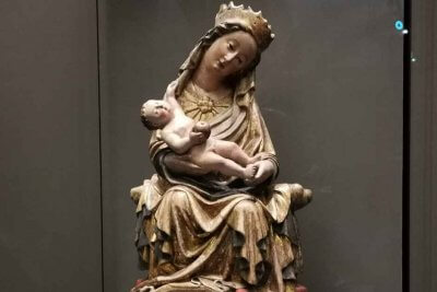 Madonna and Child in the Gothic Museum