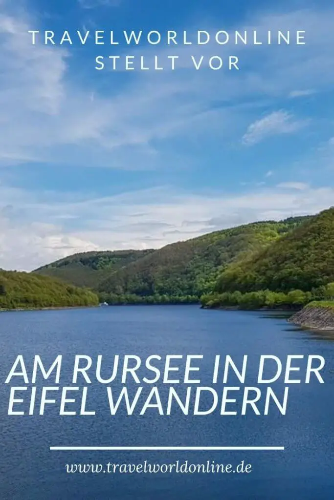 Am Rursee in der Eifel wandern