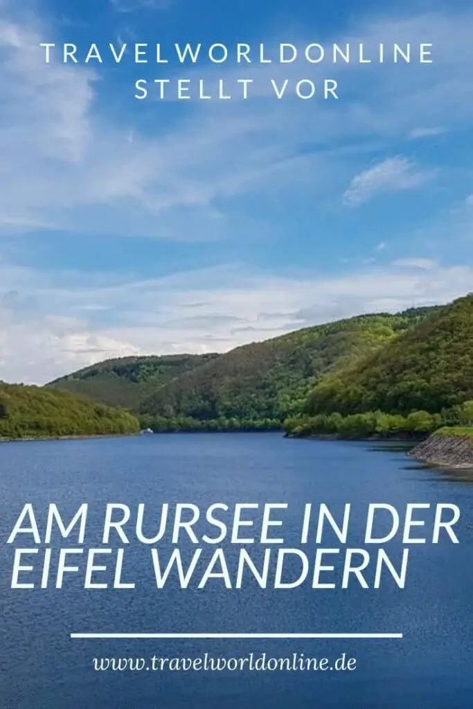 Hike at the Rursee in the Eifel