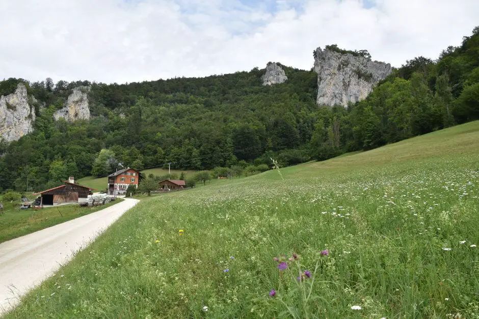 Donaufelsen Wanderweg in der Schwäbischen Alp