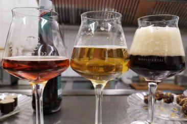 Drei Sorten Freistädter Bier