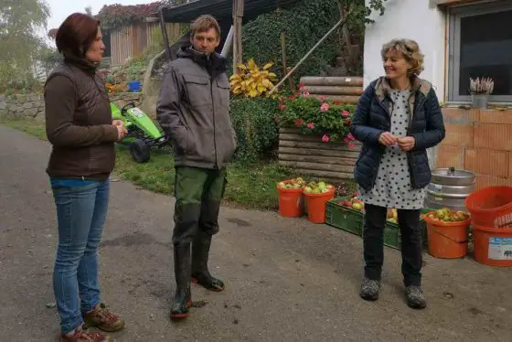 Obst und Gemüse gibt's beim Schmiedberger, einem der Bauernläden in der Nähe von Rechberg