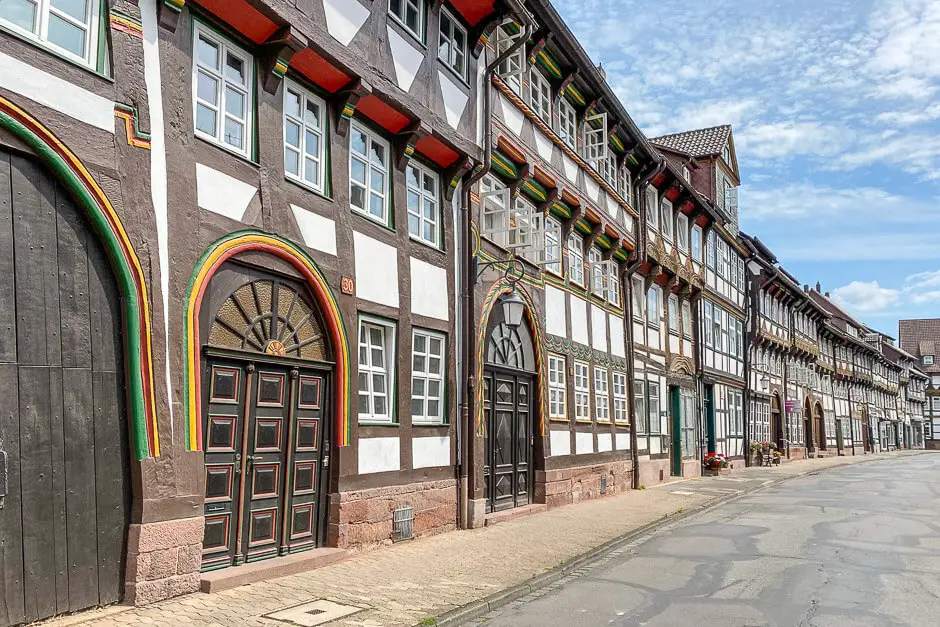 Tidexer Straße in der Altstadt von Einbeck