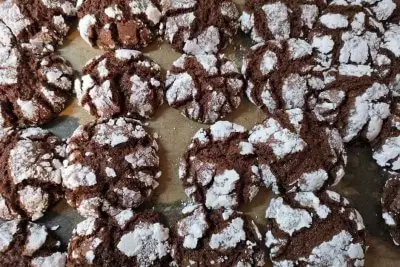 Chocolate Crinkle Cookies