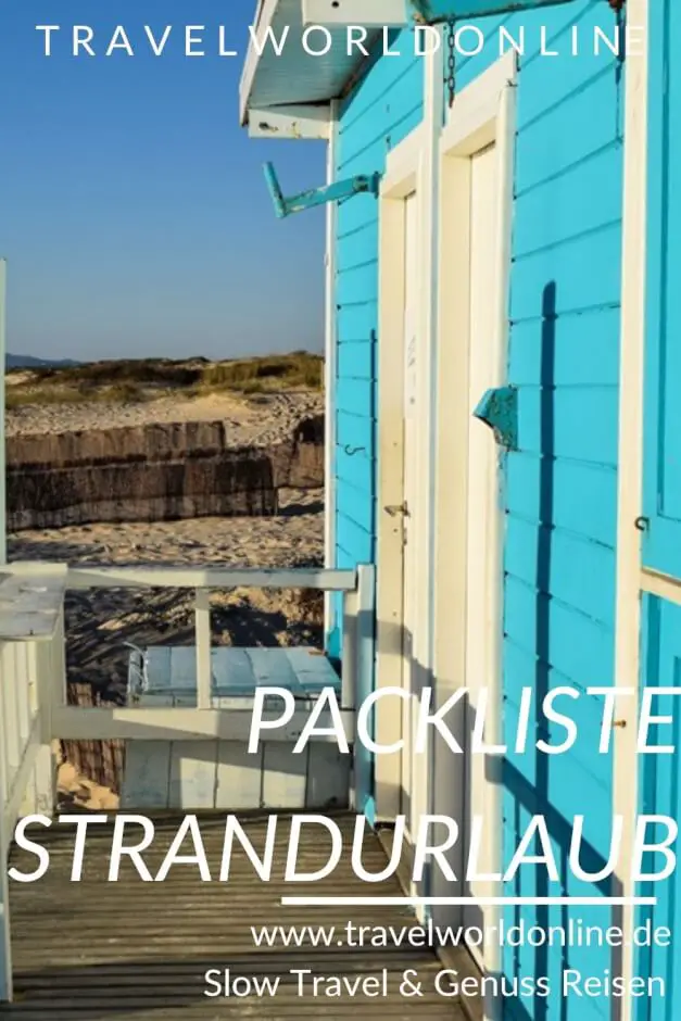 Urlaubs Checkliste Strandurlaub