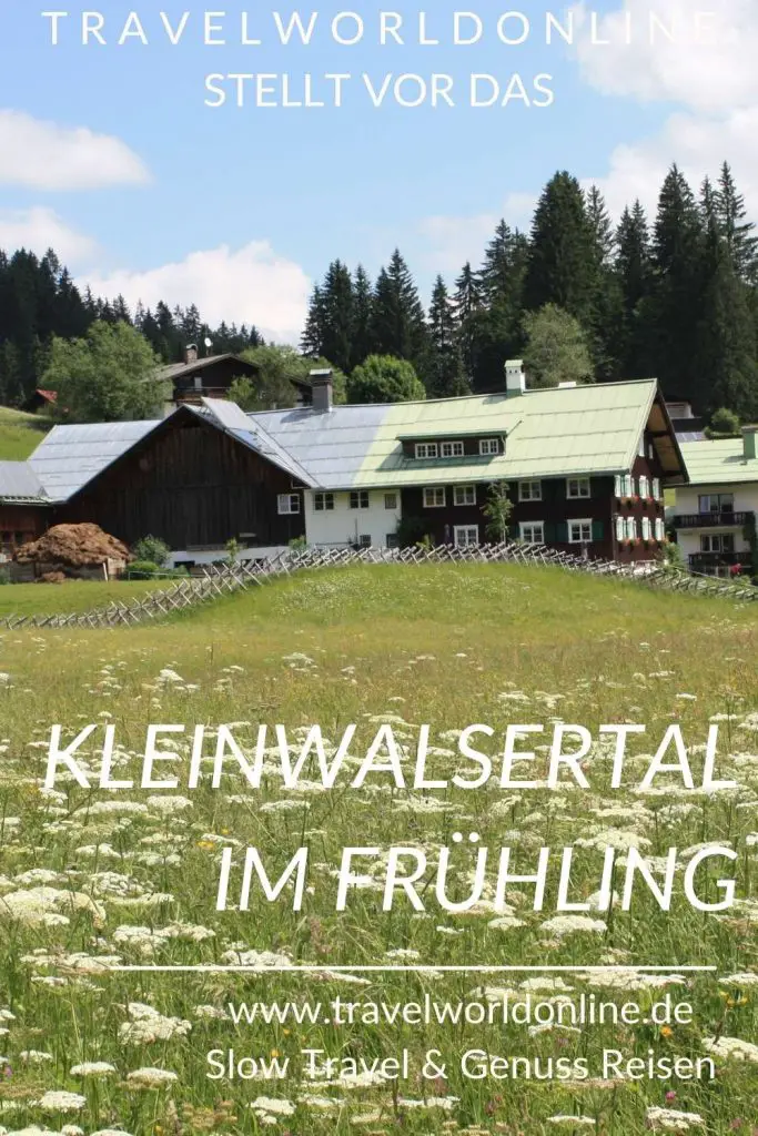 Kleinwalsertal in spring