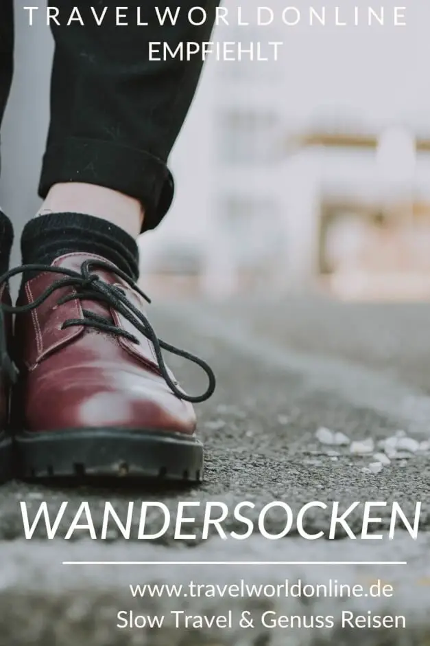 Wandersocken tragen