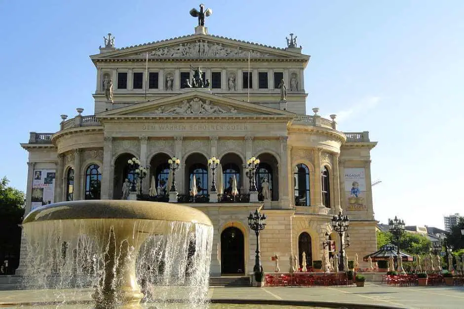 Alte Oper Frankfurt sightseeing downtown