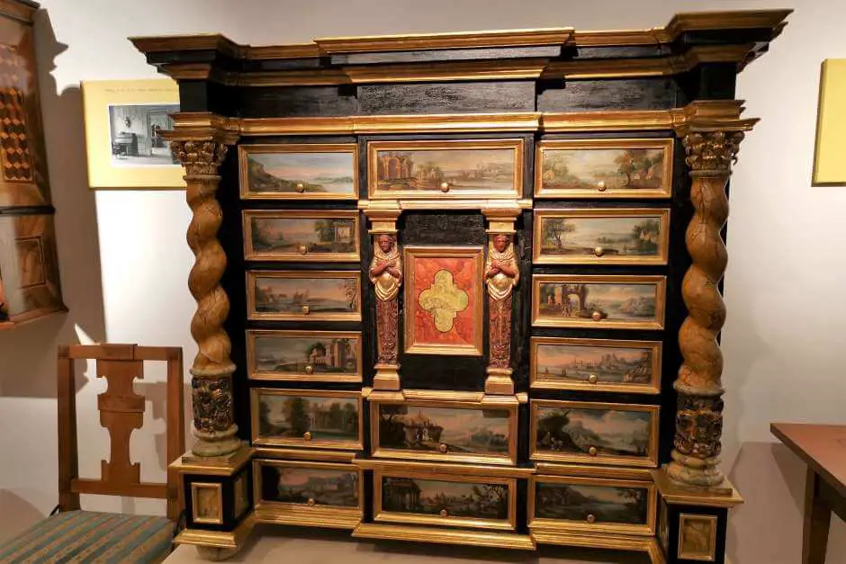Apothecary cabinet in the museum