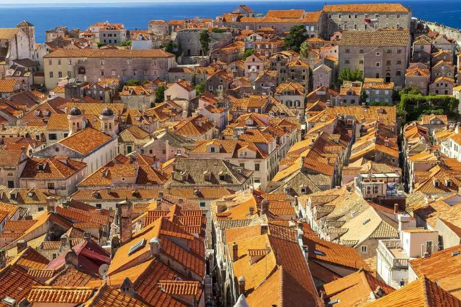 Blick auf Dubrovnik Kroatien