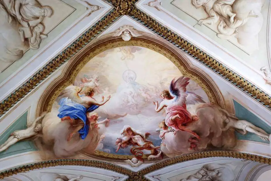 Ceiling painting in the Holy Blood Chapel