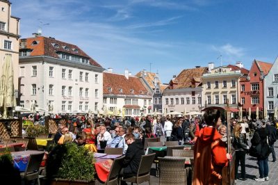 Tallinn landmarks - the Town Hall Square