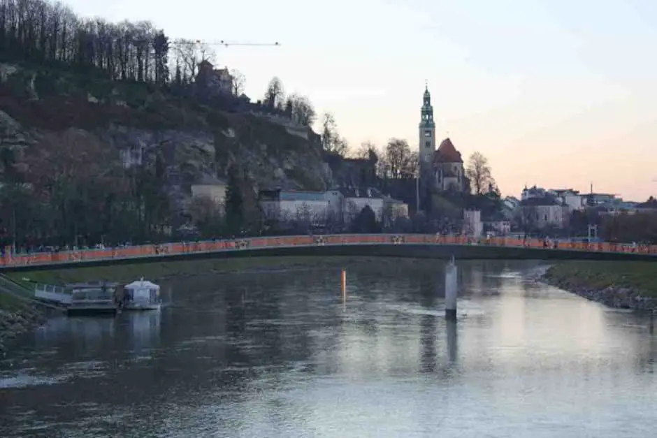 The Makartsteg at Christmas in Salzburg