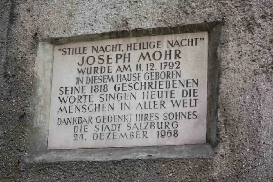 Joseph Mohr in der Steingasse