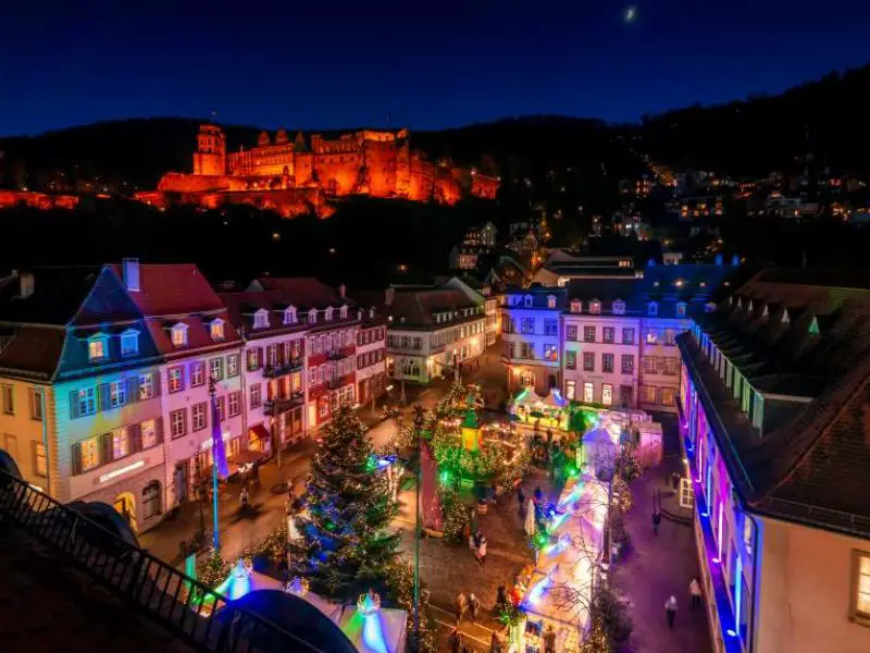 Christmas market in Heidelberg - where Christmas is romantic