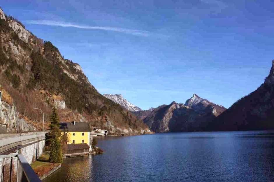 Traunsee Österreocj at the Ebensee exit