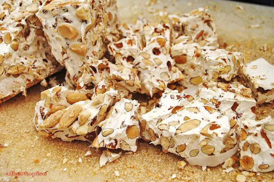 Torrone - white nougat from Italy