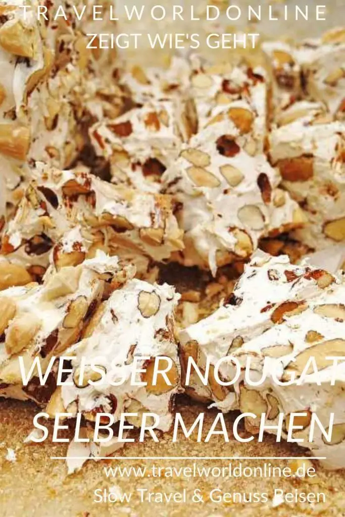 Weisser Nougat selber machen