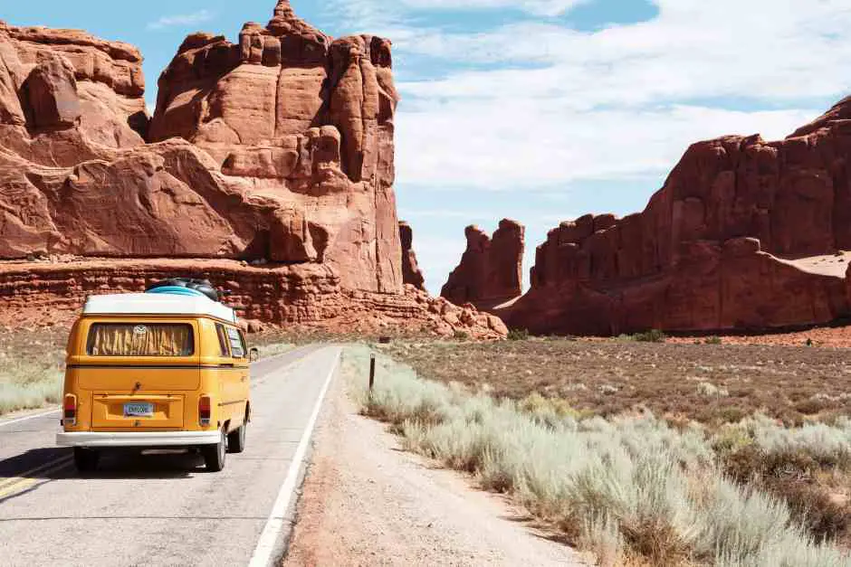 Slow travel in a van