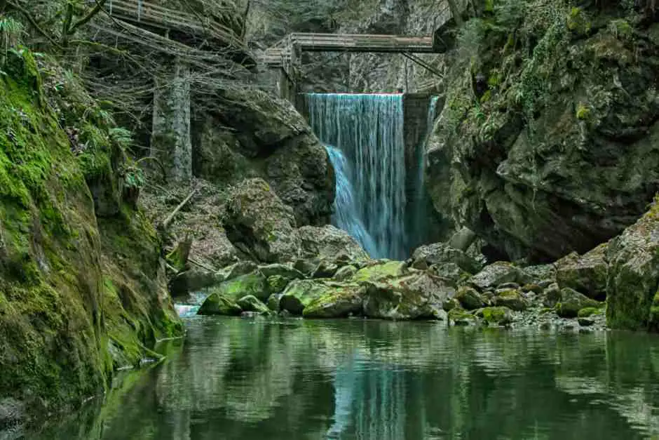 The Rappenloch Gorge near Dornbirn
