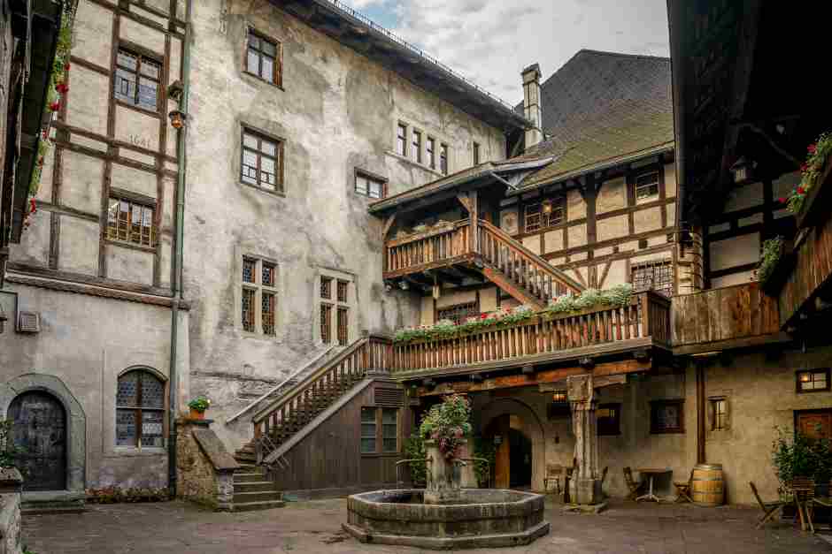 Medieval castle in Feldkirch