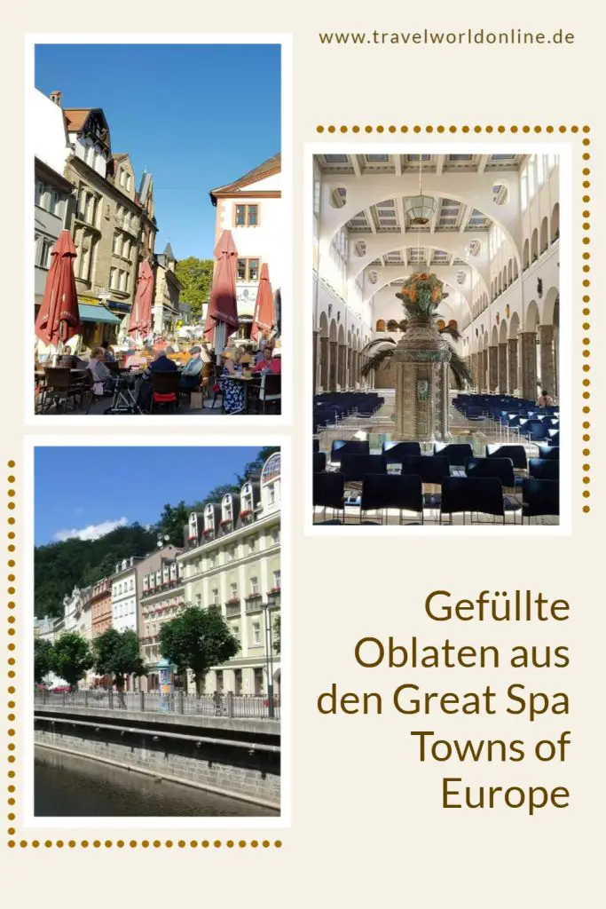 Gefüllte Oblaten aus den Great Spa Towns of Europe