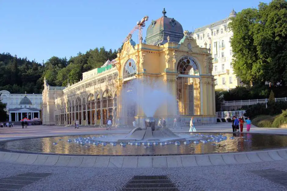 Marienbad - singing fountain