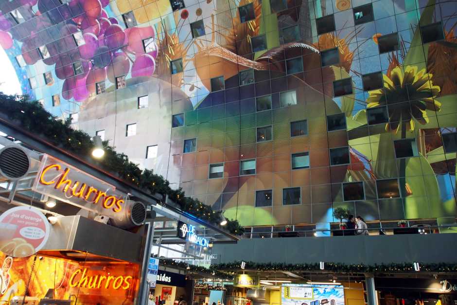 Famous places in Rotterdam - the market hall