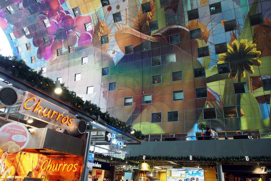 Famous places in Rotterdam - the market hall