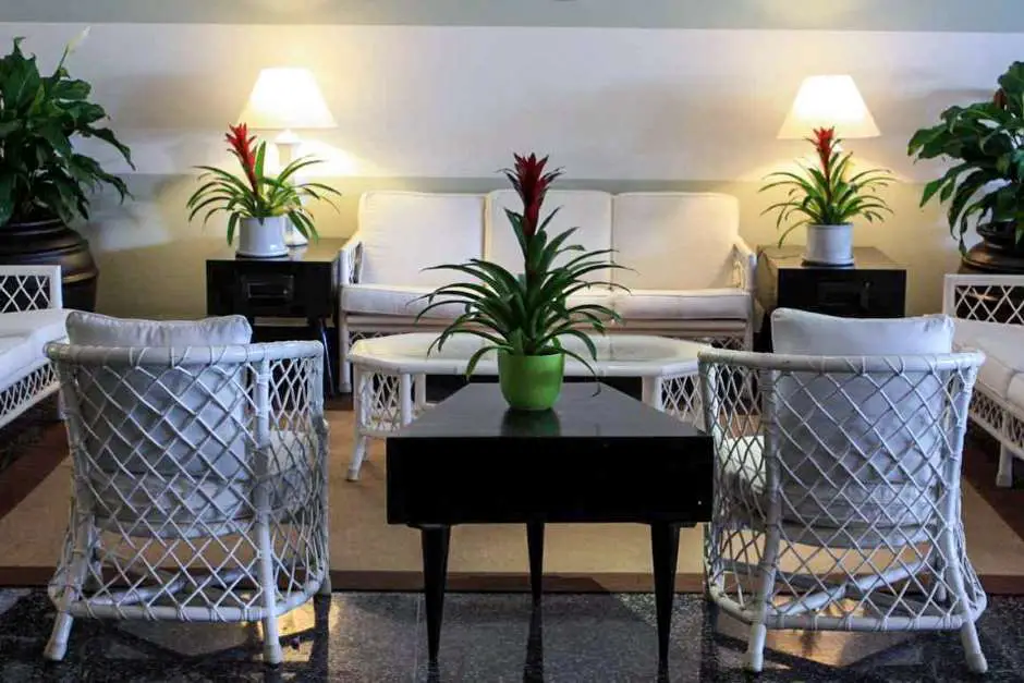 Lounge in einem Art Deco Hotel in Miami