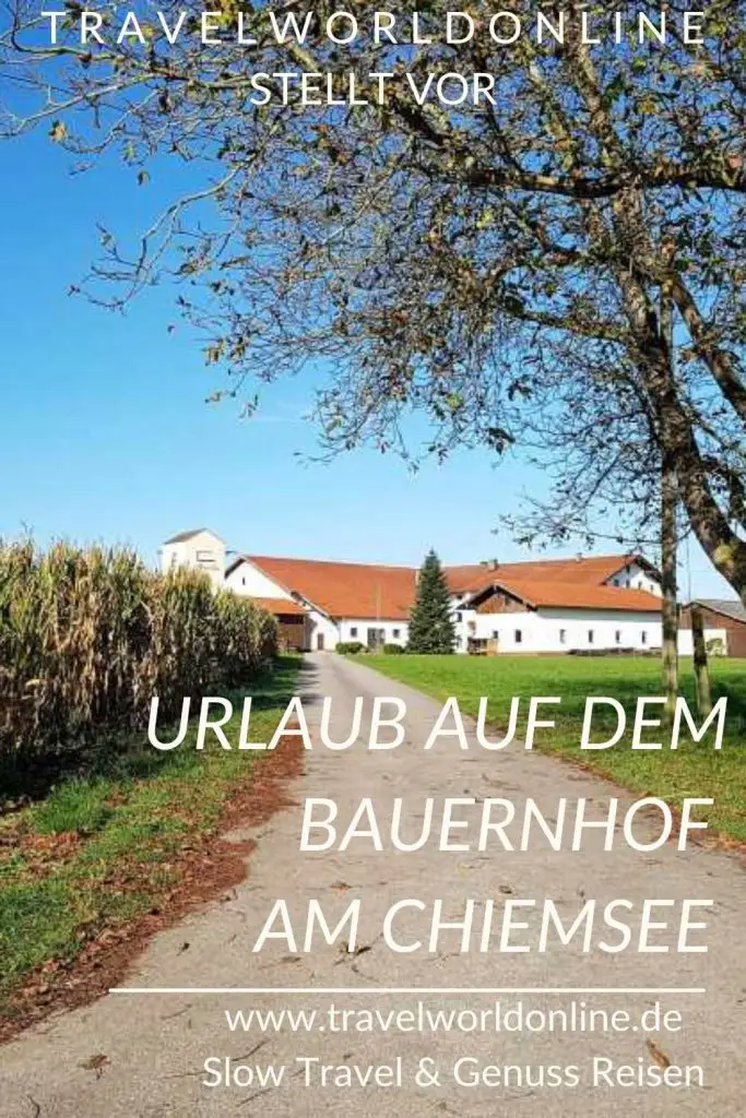 Holidays on the farm at the Chiemsee