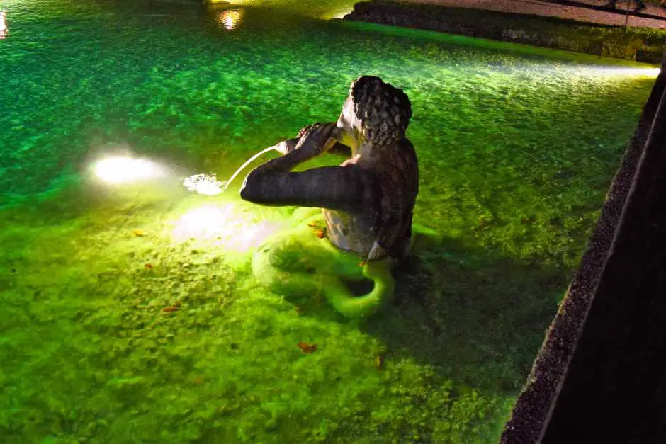 Wasserspeier im Schloss Hellbrunn Salzburg