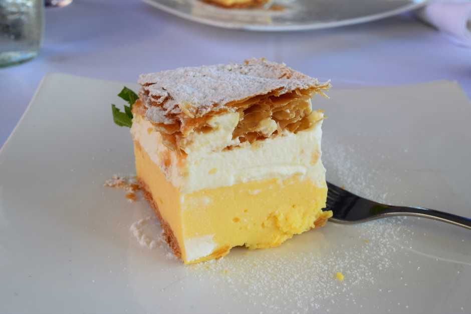 Cream cake from Lake Bled
