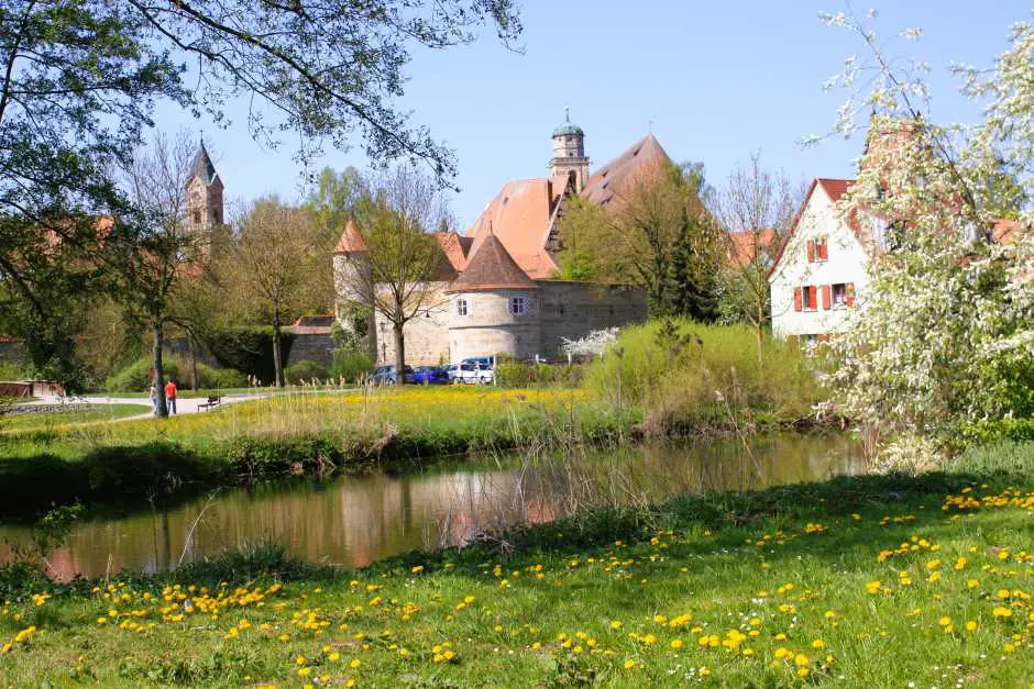 Dinkelsbühl sights in the old town