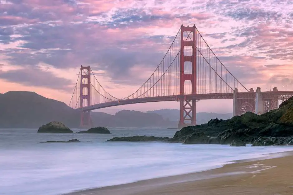 Golden Gate vom Baker Beach