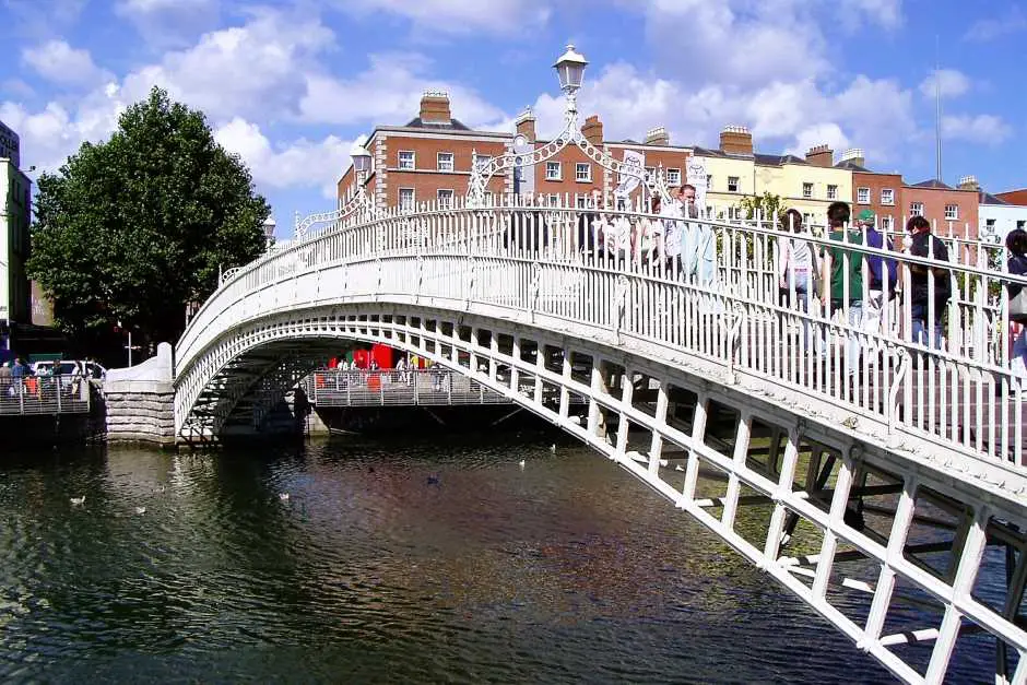 Half Penny Bridge - Irland Dublin Sehenswürdigkeiten