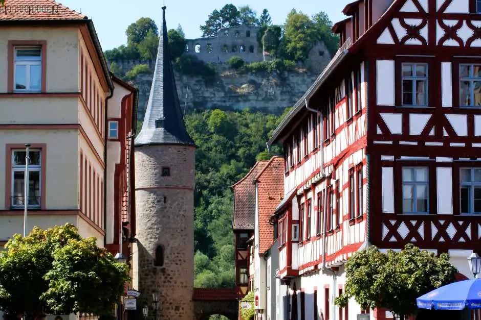 The Maintor and the ruins of the Karlsburg