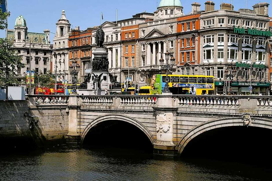 O'Connell Bridge - Irland Dublin Sehenswürdigkeiten